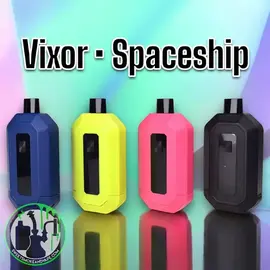 Spaceship-Vixor-Vape Batterys, Assorted Colors- DUAL CART