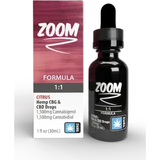 Angel Industries Angel- Zoom Citris Formula 1:1 CBD:CBG  1,500 mg drops/tincture