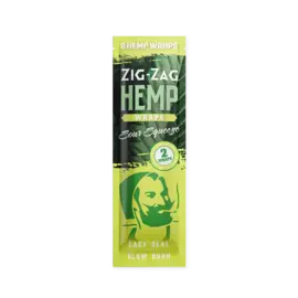 Zig-Zag ZigZag Hemp Wraps -Sour Squeeze (2wraps) NO Tobacco