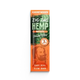 Zig-Zag ZigZag Hemp Wraps -Island Vibes (2wraps) NO Tobacco