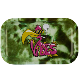 WYN Rolling Tray- VIBES - Small- Pink Flamingo