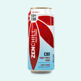 Zentopia Zentopia- CBD 50mg- Fruit Punch- Chill- Sparkling Water
