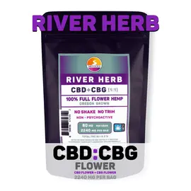 Metolius Metolius- River Herb- Flower- CBD & CBG 1:1, 1oz, 2,240mg Per Bag