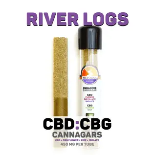 Metolius Metolius- River Logs- Enhanced Cannagar- -CBD & CBG- 3gr, 450mg