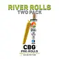 Metolius Metolius- River Rolls- Enhanced- PreRoll -Green- "CBG -CBD"  x2, 2gr,