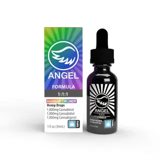 Angel Industries Angel- Formula 1:1:1 Rainbow Children,  1,500 mg CBD:CBG:CBN, drops/tincture
