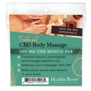 Healthy Roots Healthy Roots -  500mg CBD Body Muscle Rub, Small