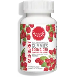 wyld WYLD: Hemp Gummies - 40ct Raspberry CBD 1000mg
