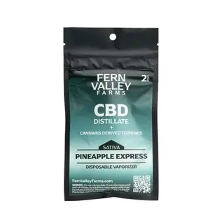 FernValleyFarms FernValleyFarms-Dispo Vape, 2gr, CBD- Sativa- Pineapple Express