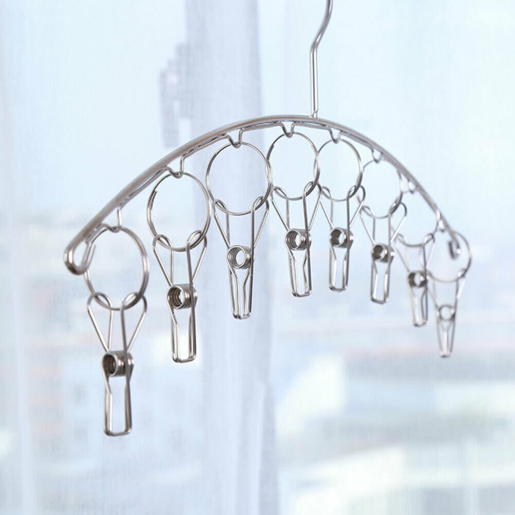 Eco Revolution Stainless Steel Sock Hanger 8 Pegs