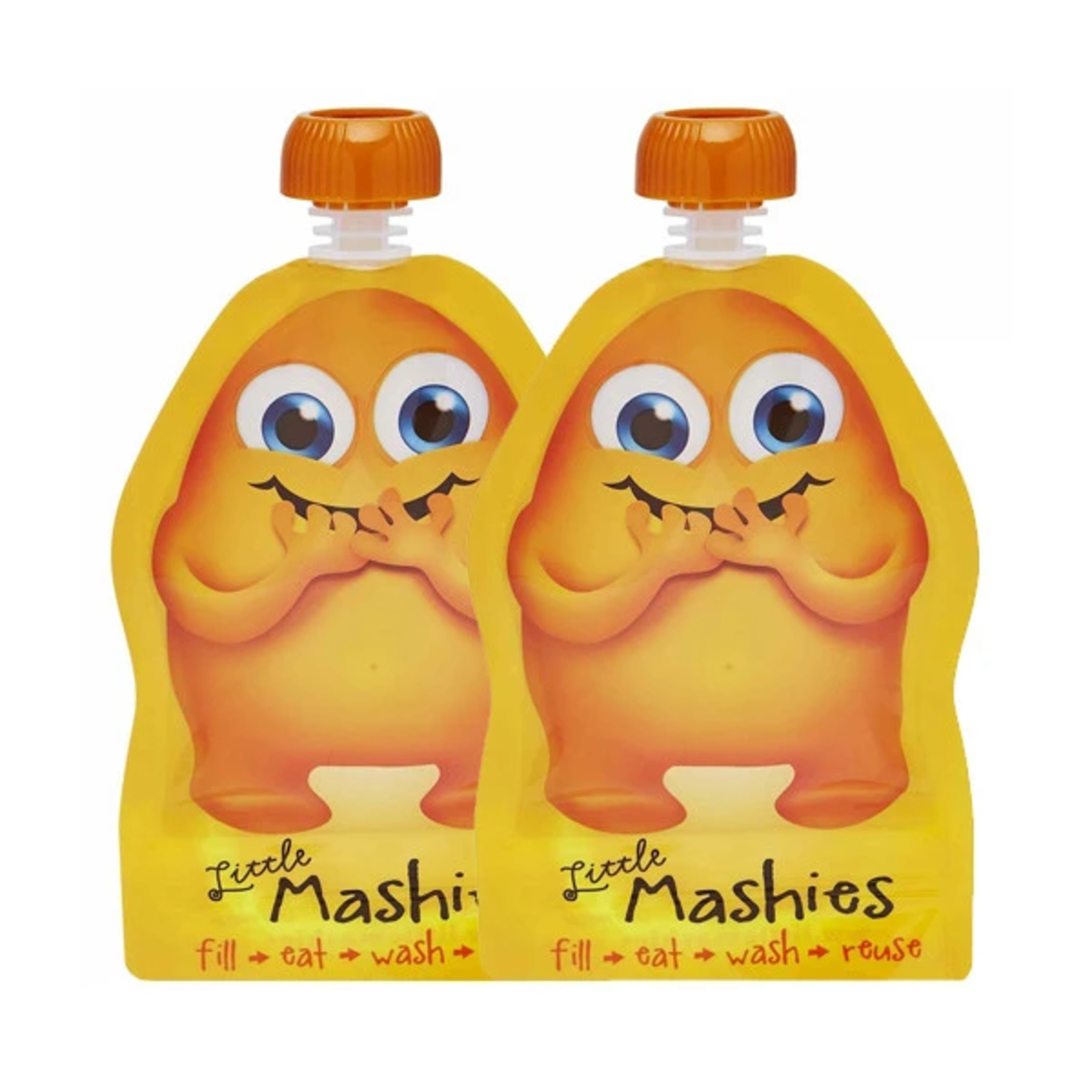 Little Mashies Little Mashies Reusable Squeeze Pouch 2pk