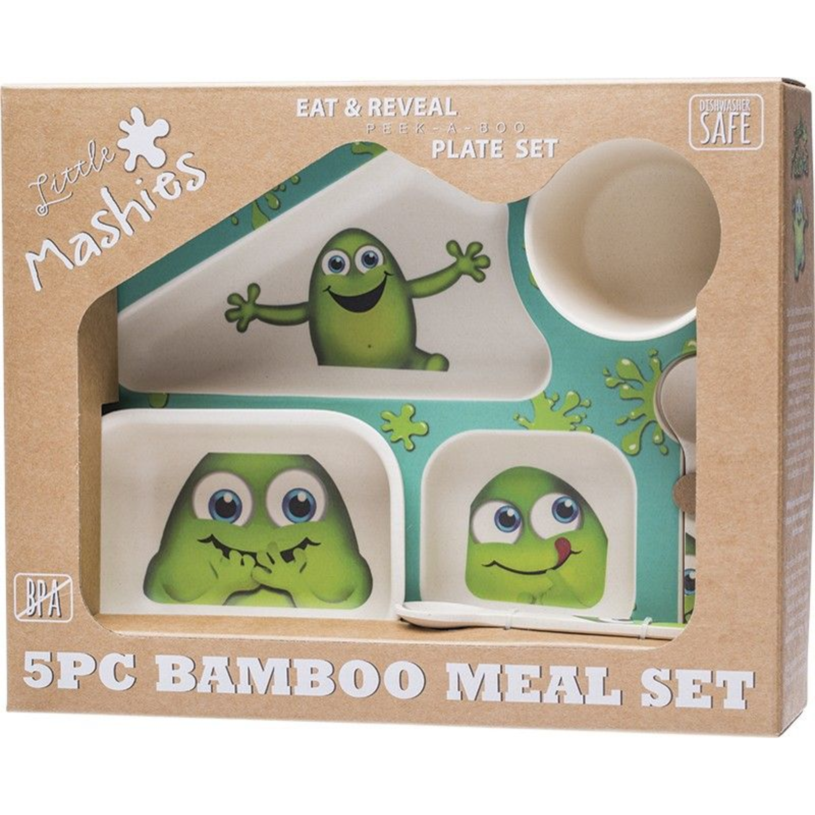 Little Mashies Biodegradable Bamboo Meal Set 5pc