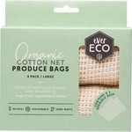 Ever Eco Ever Eco Produce Bag Organic Cotton Net 4pk