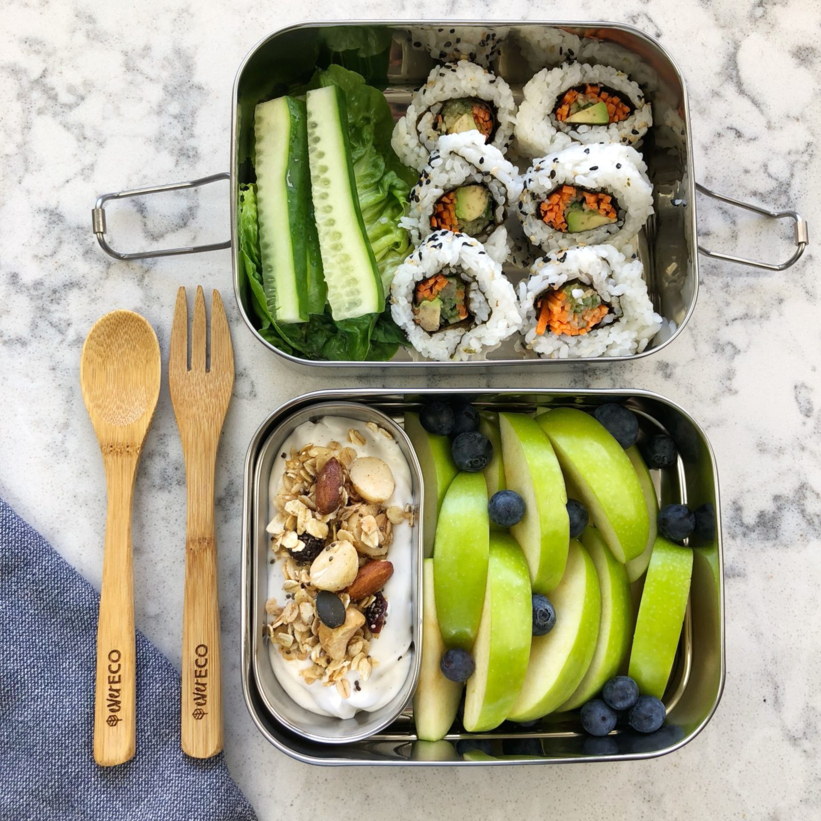 Ever Eco Ever Eco Bento Box Stackable Small