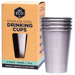 Ever Eco Ever Eco S/steel 4pk 500ml drinking Cup