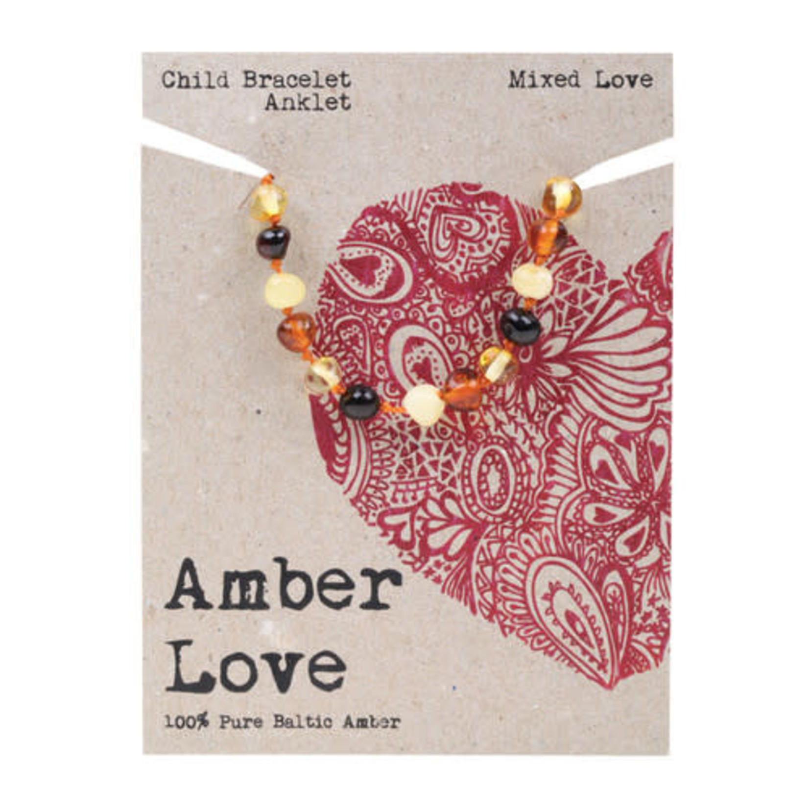 Amber Love Amber Love Teething Bracelet/Anklet 14cm