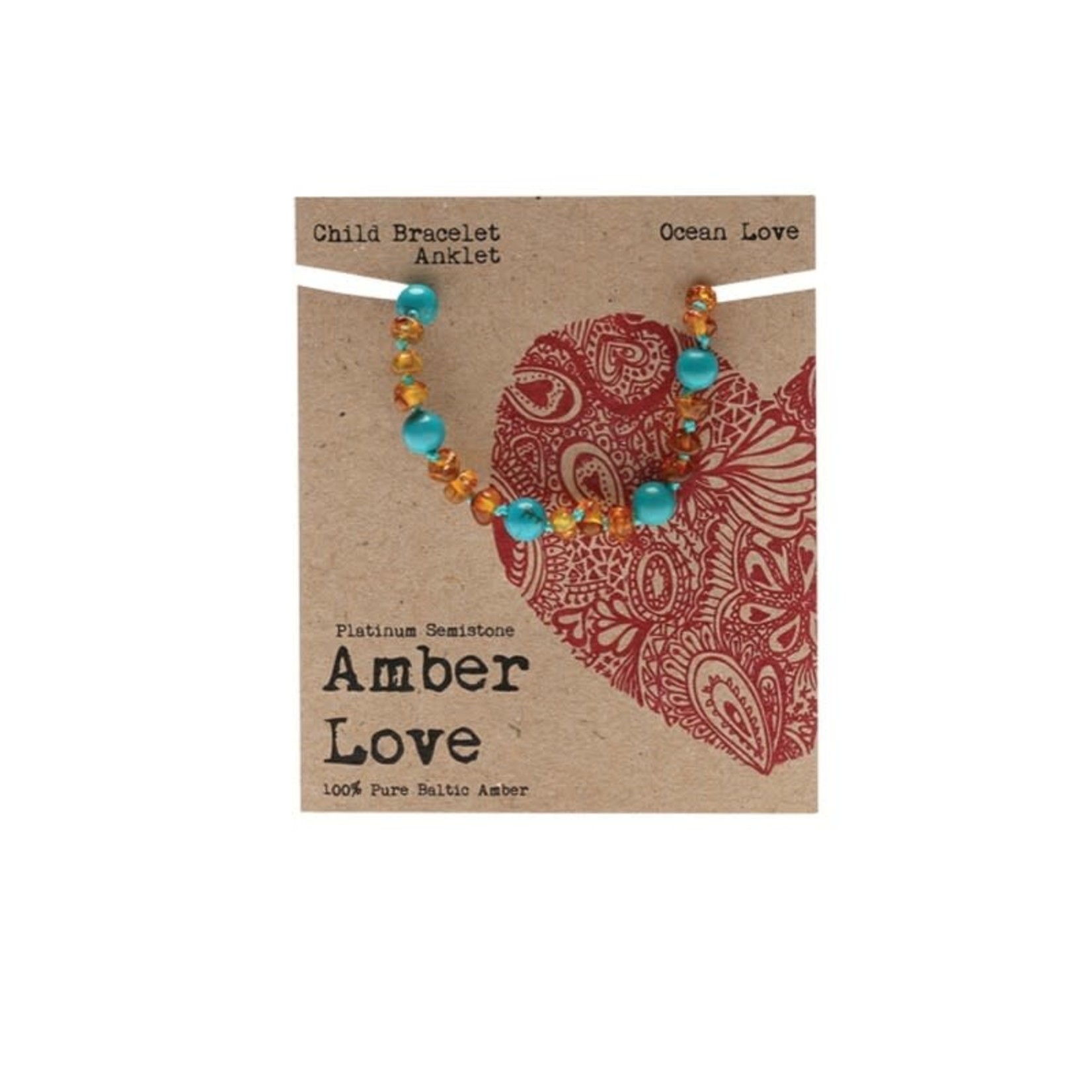 Amber Love Amber Love Teething Bracelet/Anklet 14cm