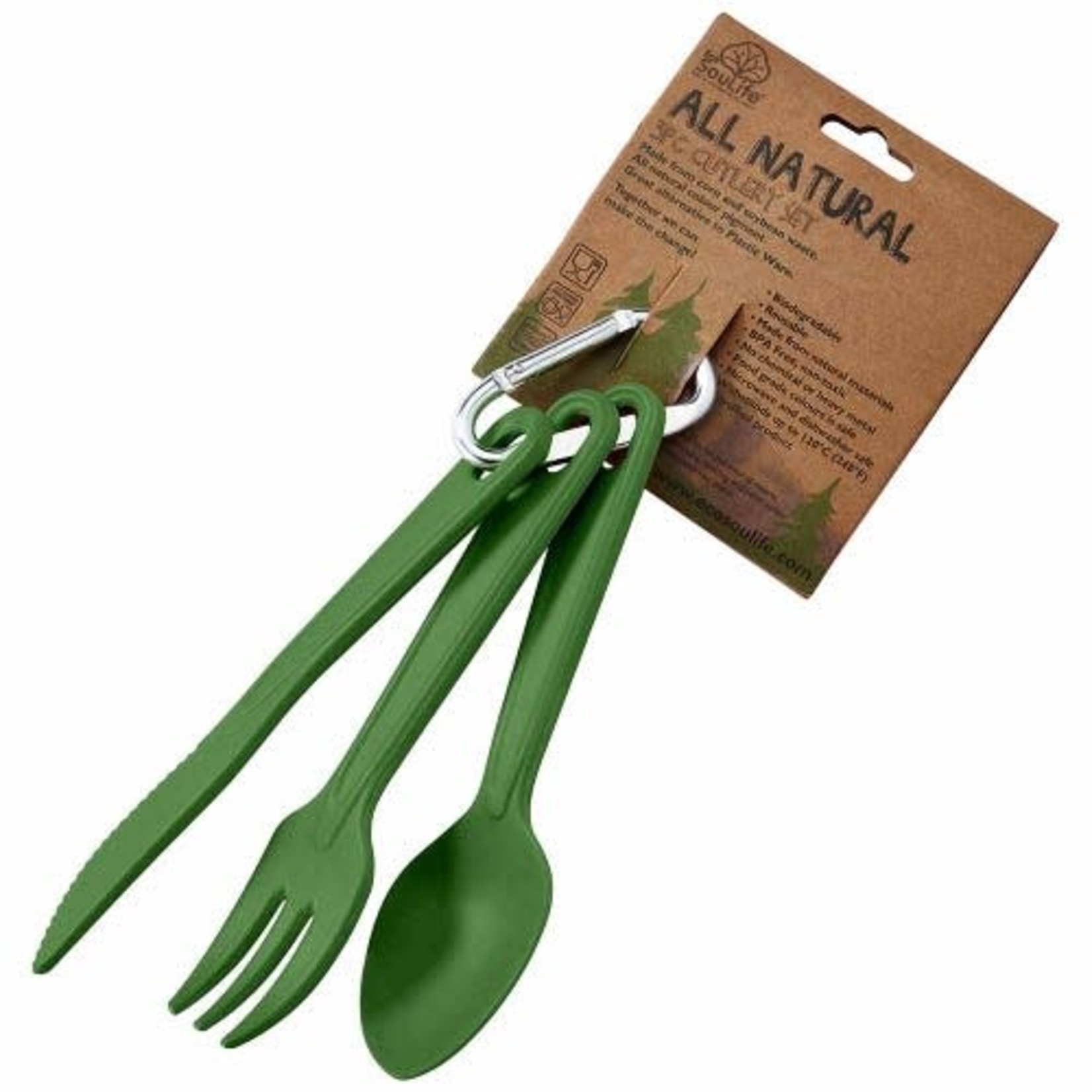 EcoSoulife EcoSoulife 3pk Cutlery Set