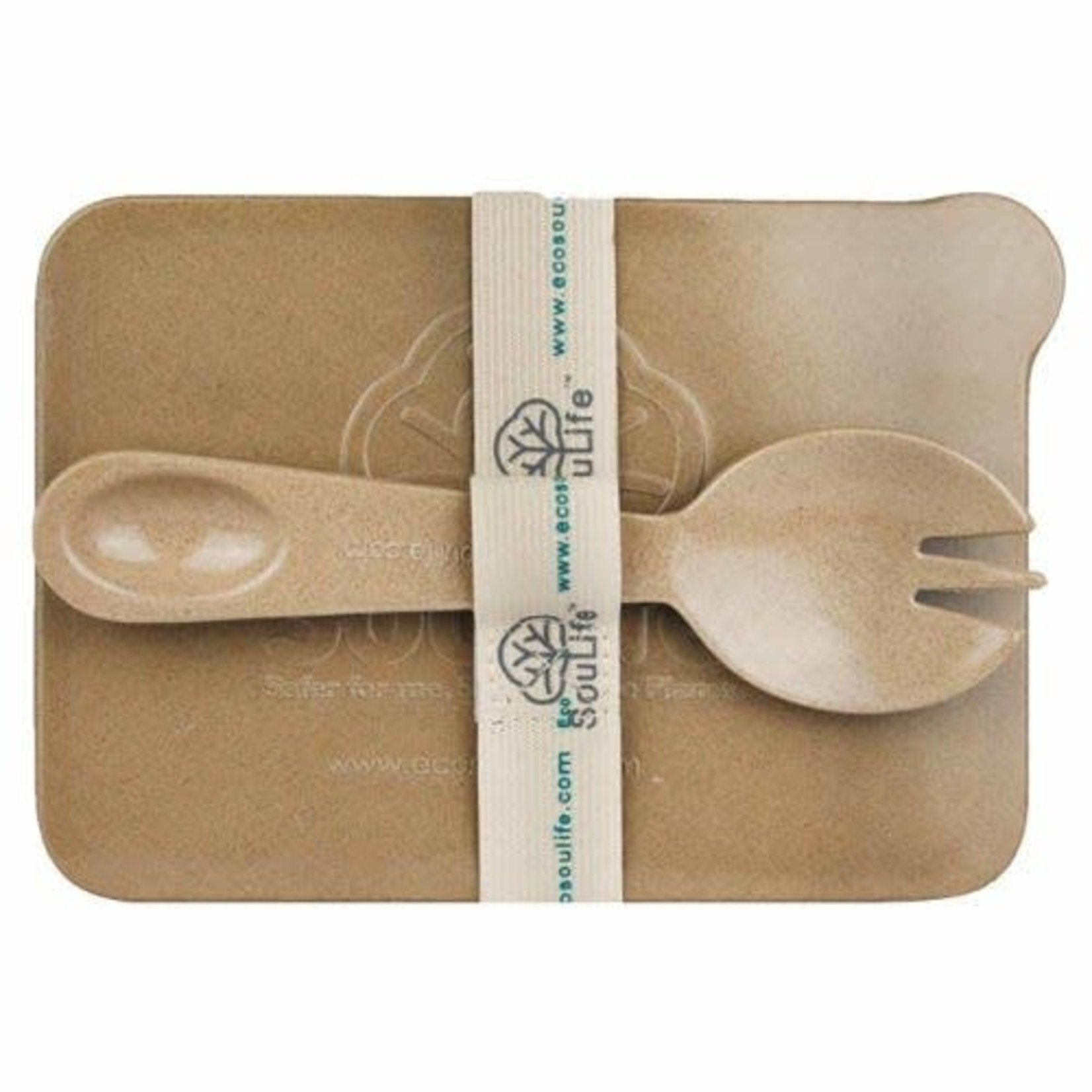 EcoSoulife EcoSoulife Rice Husk Box & Spork set