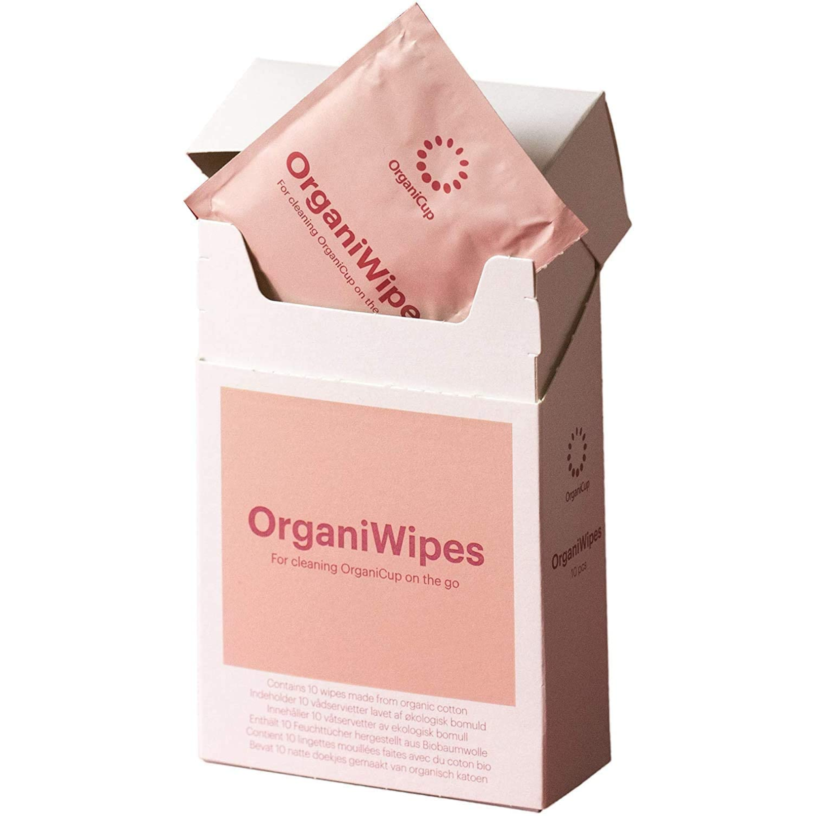 OrganiCup OrganiCup OrganiWipes 10 pack