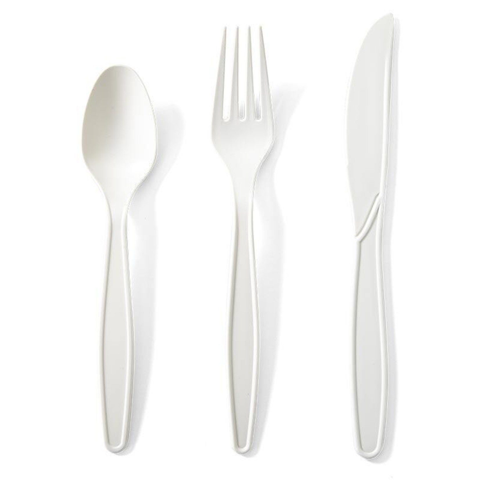 EcoSoulife EcoSoulife Cornstarch disposable cutlery set 24pc