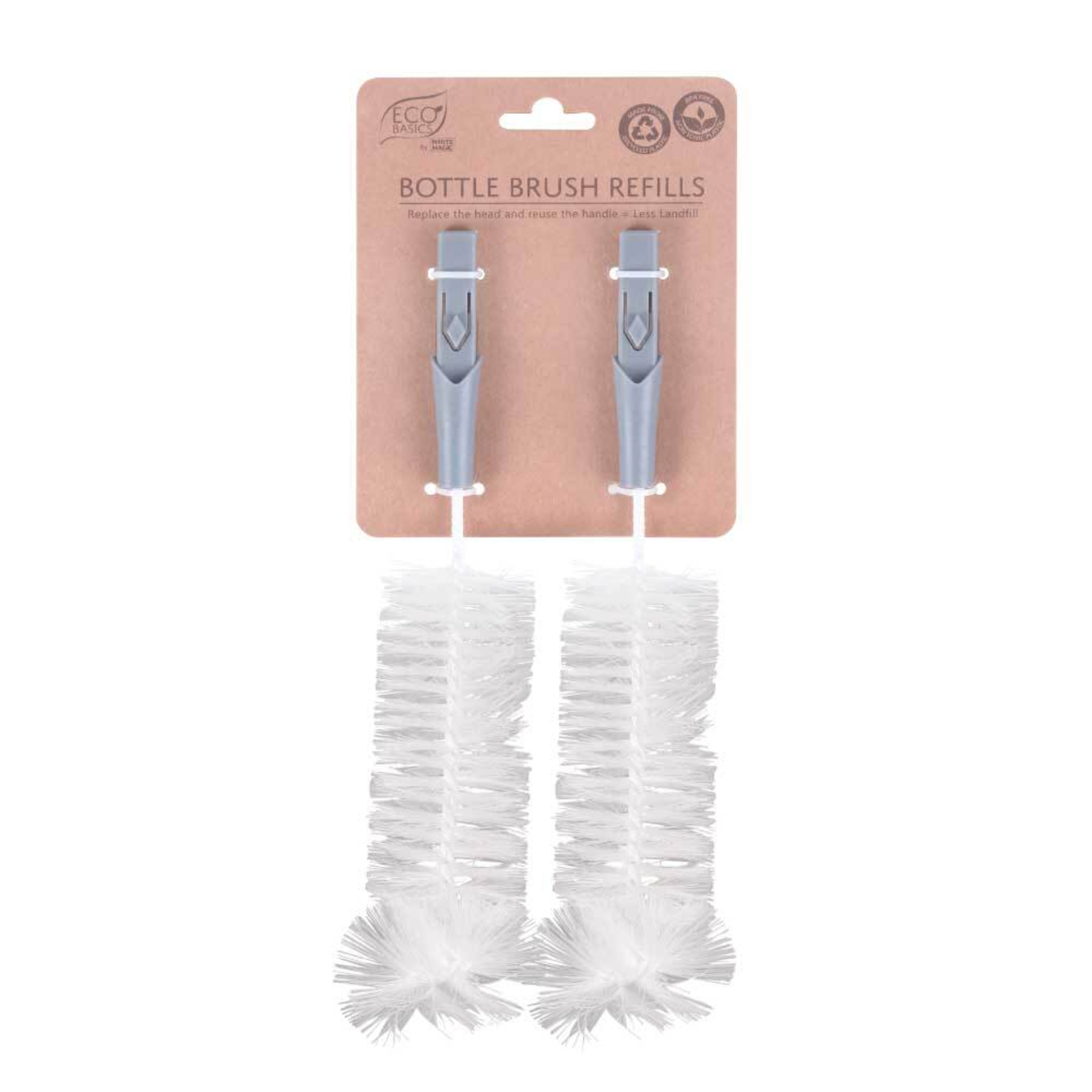 Eco Basics Eco Basics Bottle Brush Refills 2pk