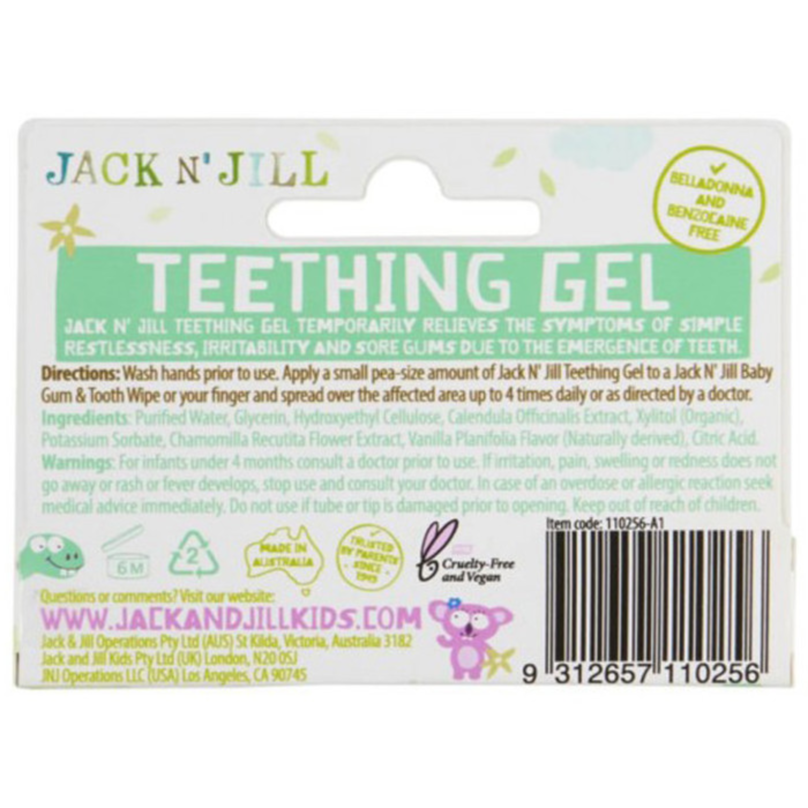 Jack N' Jill Jack N' Jill Natural Teething Gel