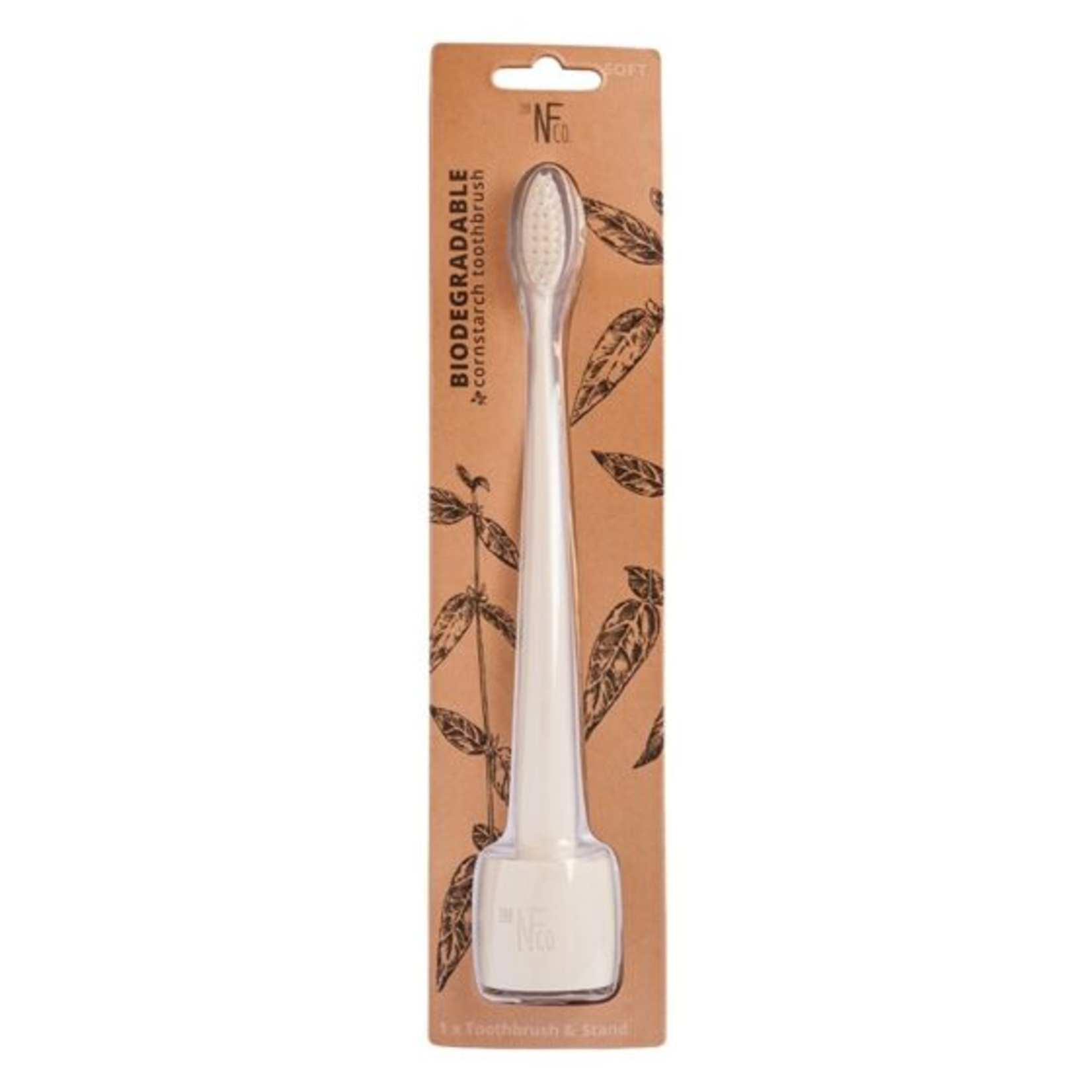 The NF Co. The Natural Family Co. Cornstarch toothbrush & stand