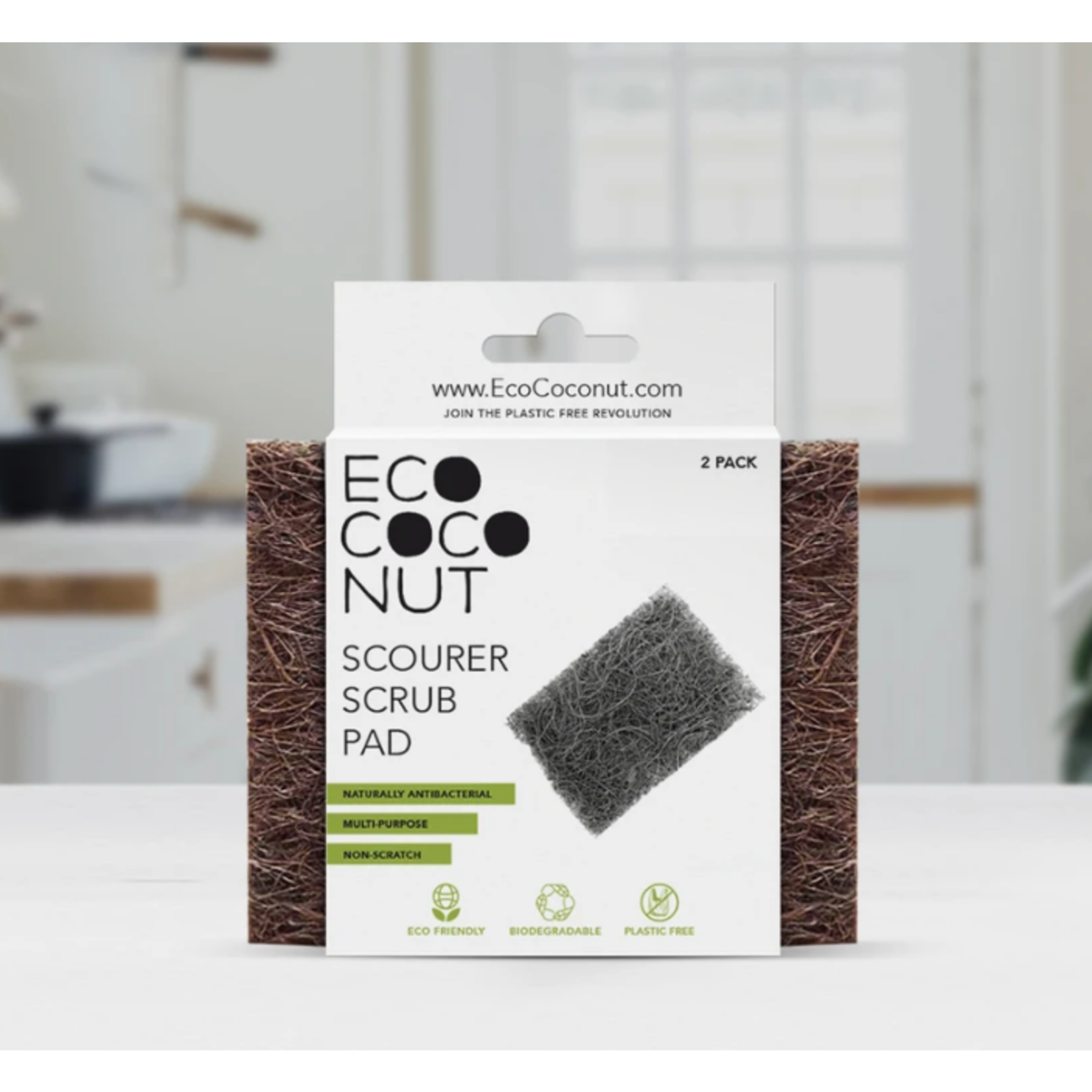 EcoCoconut EcoCoconut Scourer Scrub Pad 2pk