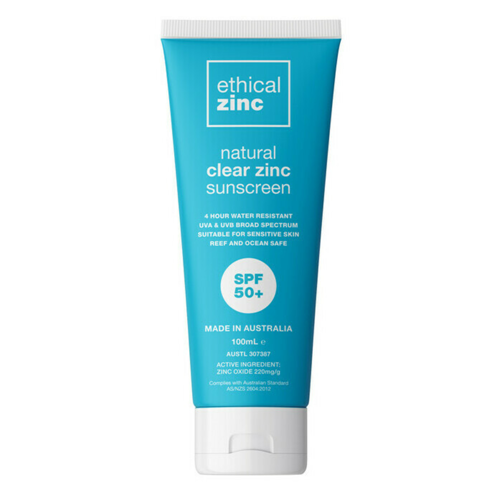 Ethical Zinc Ethical Zinc Natural Clear Zinc Sunscreen 100g
