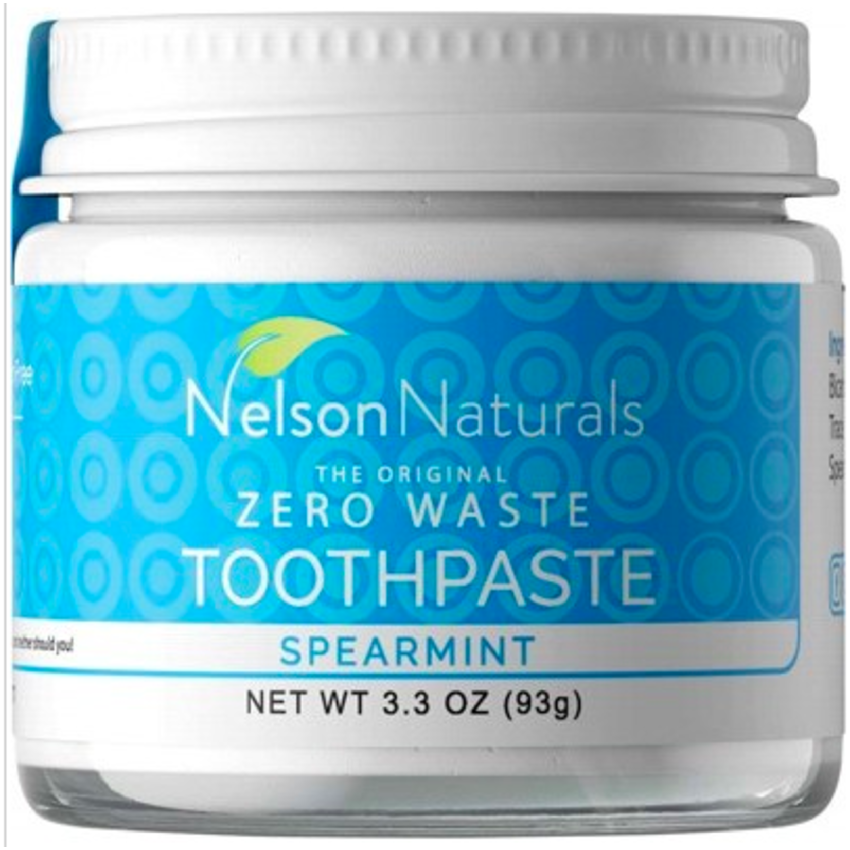 Nelson Nelson Naturals Zerowaste Toothpaste