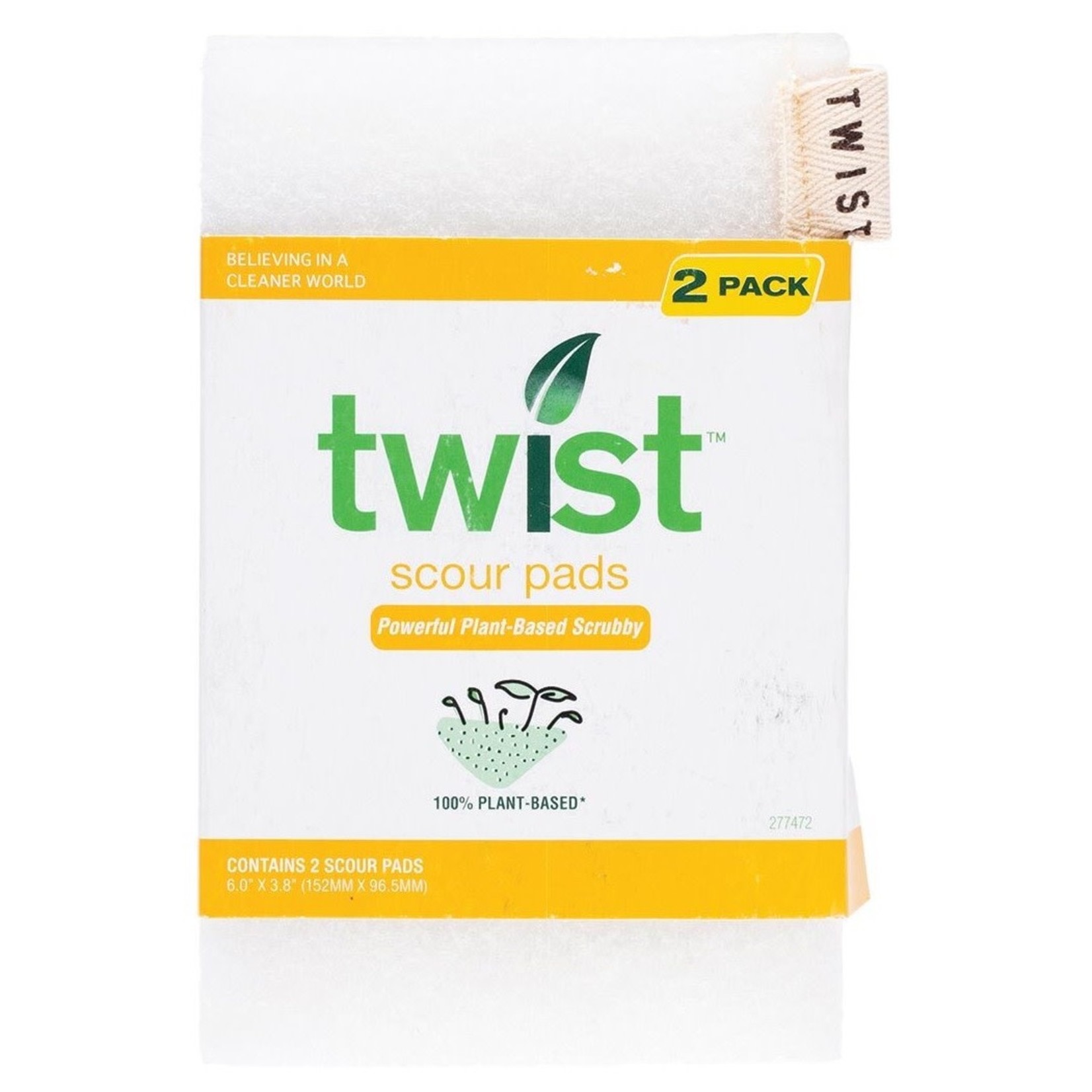 Twist Twist Plant Based Scour Pads 2pk