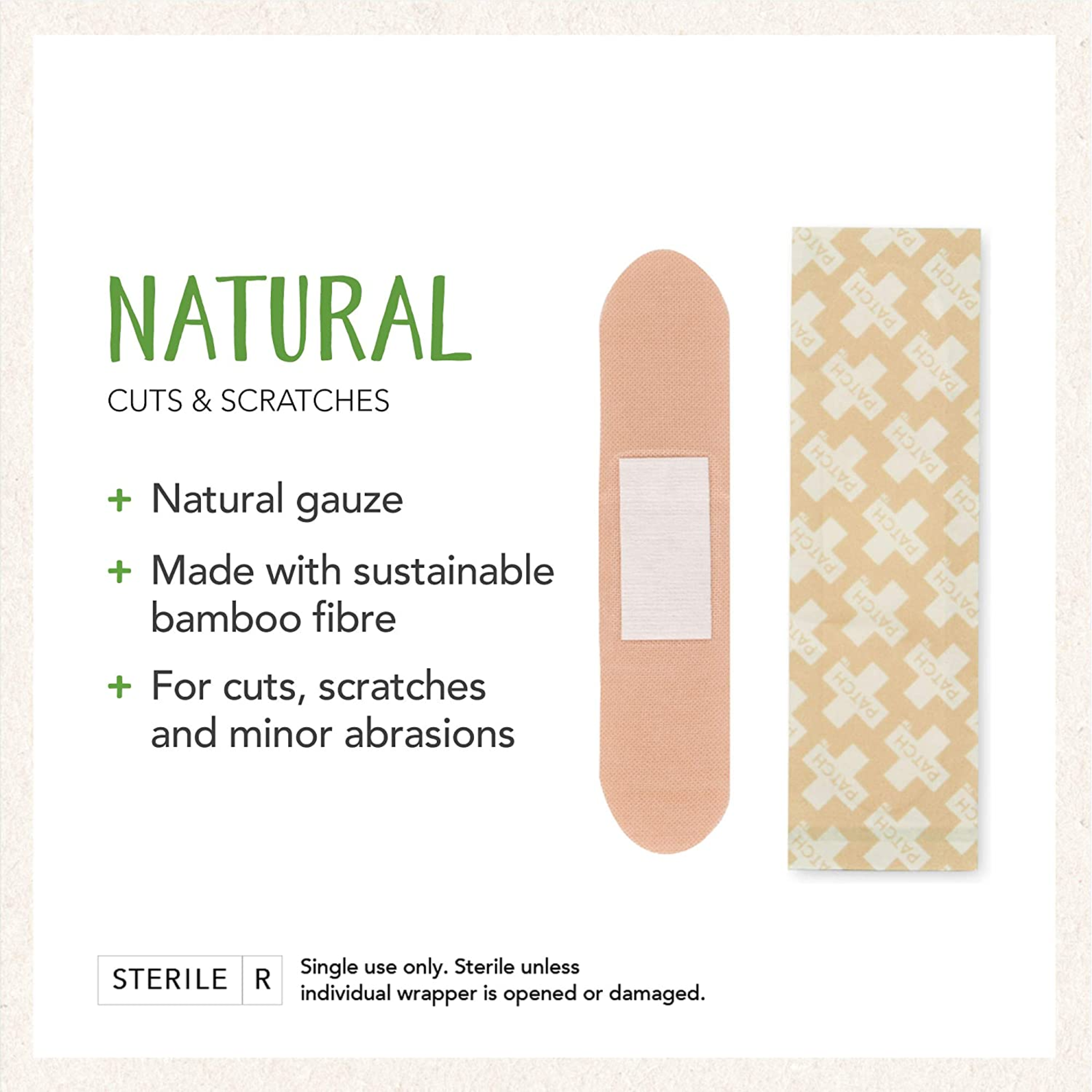 Patch Patch Bamboo Bandages Natural