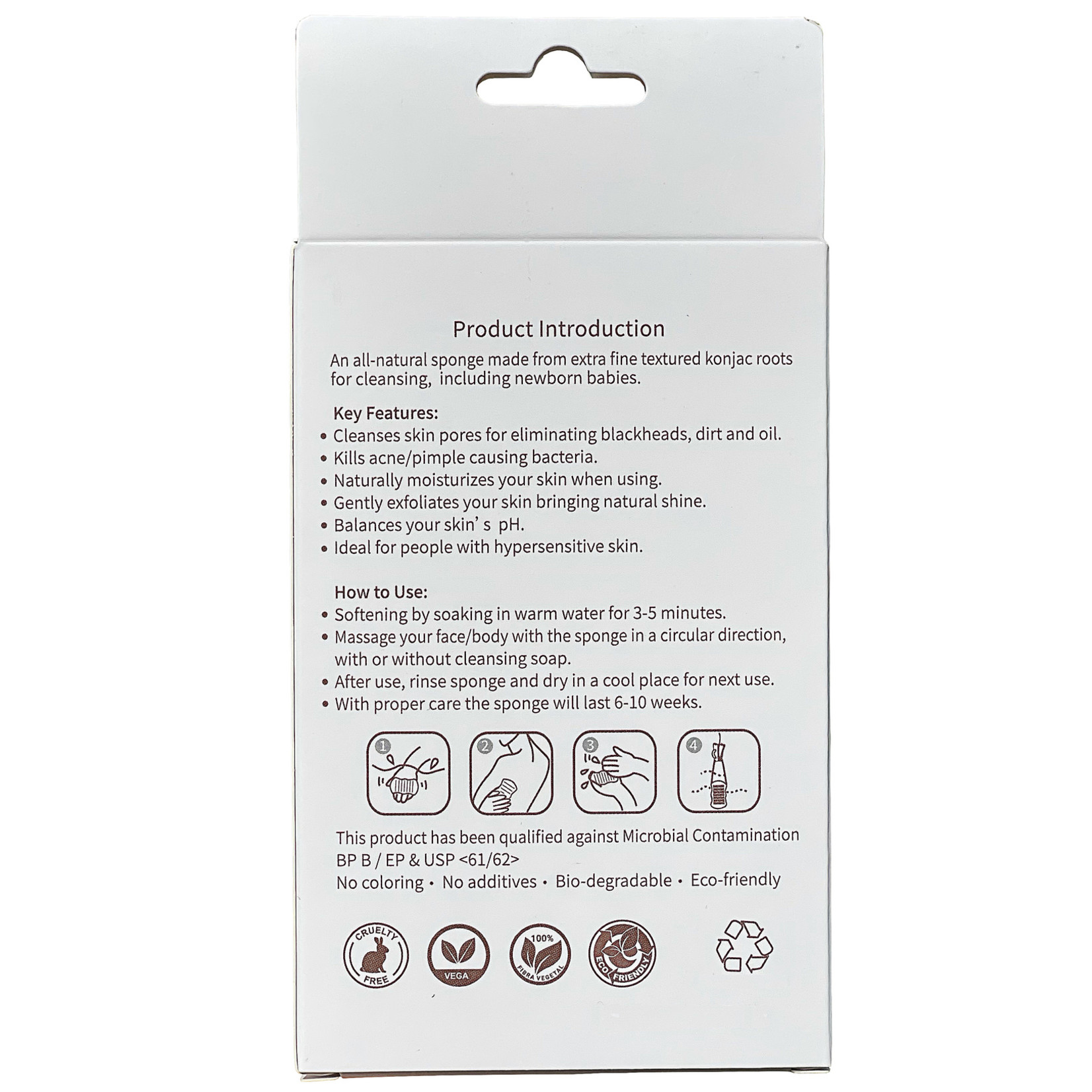 Konjac Sponge Body Walnut Shell Eco Revolution