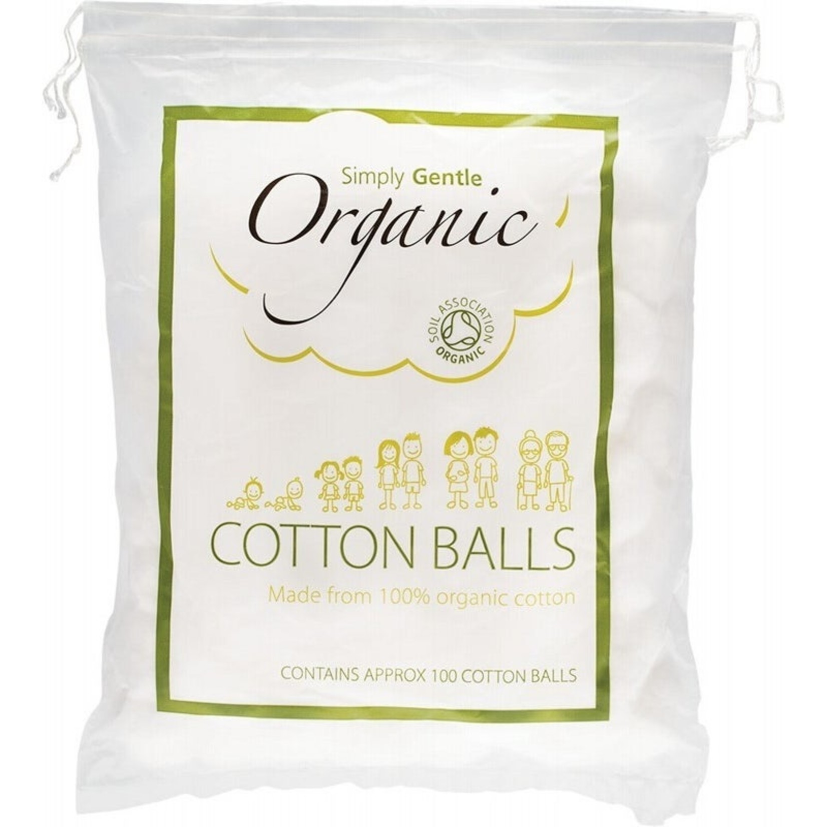 Simply Gentle Organic Simply Gentle Organic Cotton Balls x 100