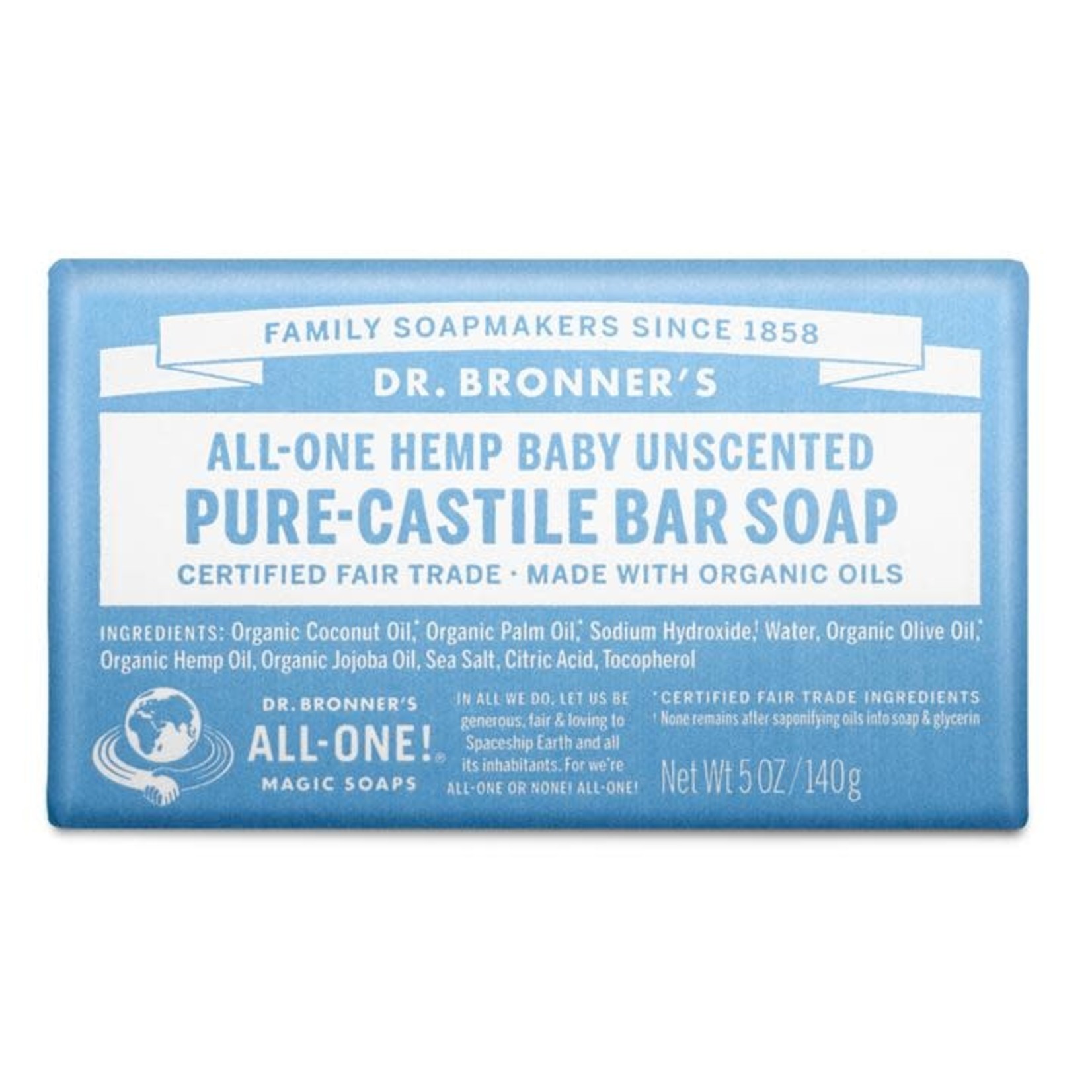 Dr. Bronner's Dr. Bronner's Pure Castile Soap Bar