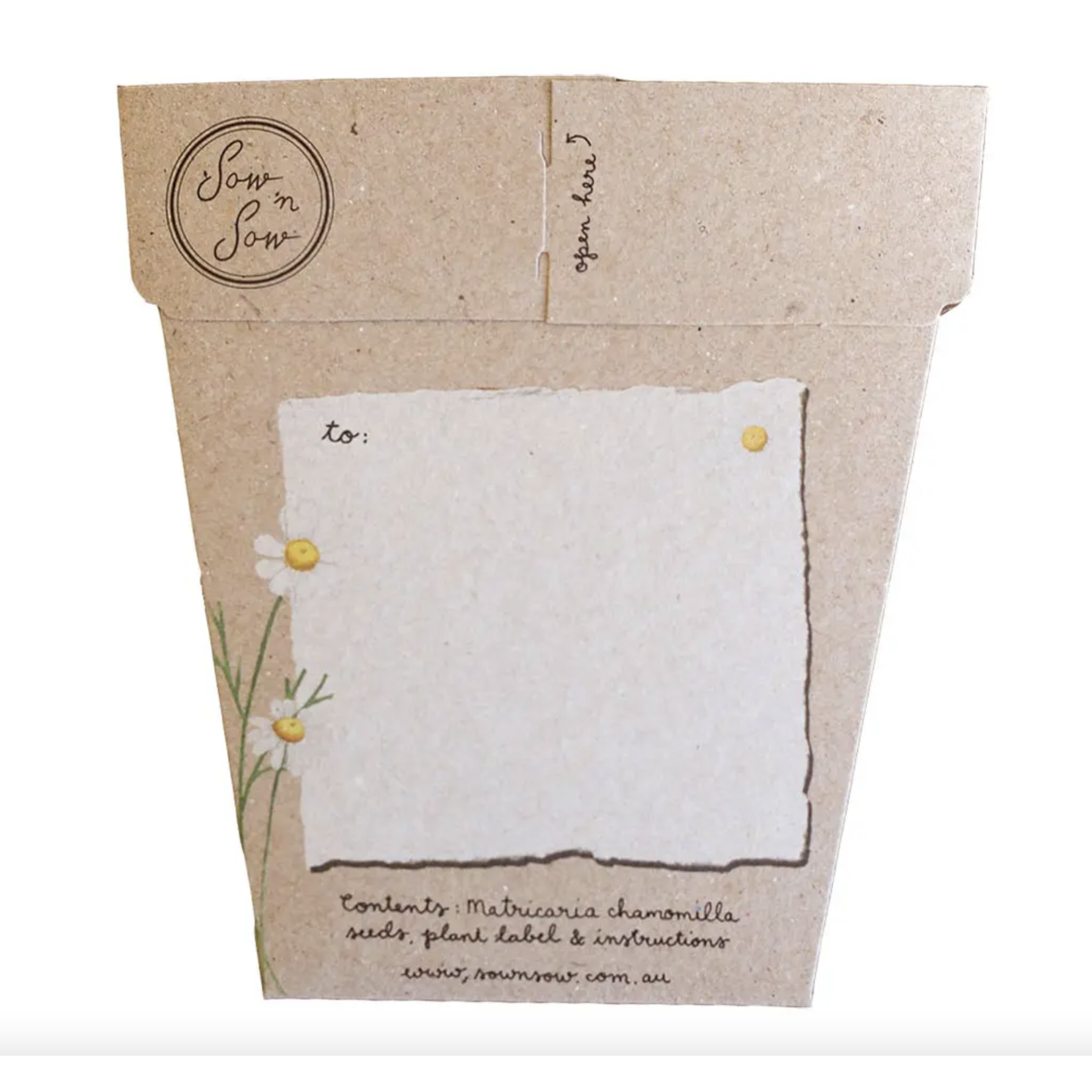 Sow 'n Sow Sow 'N Sow Gift of Seeds Chamomile