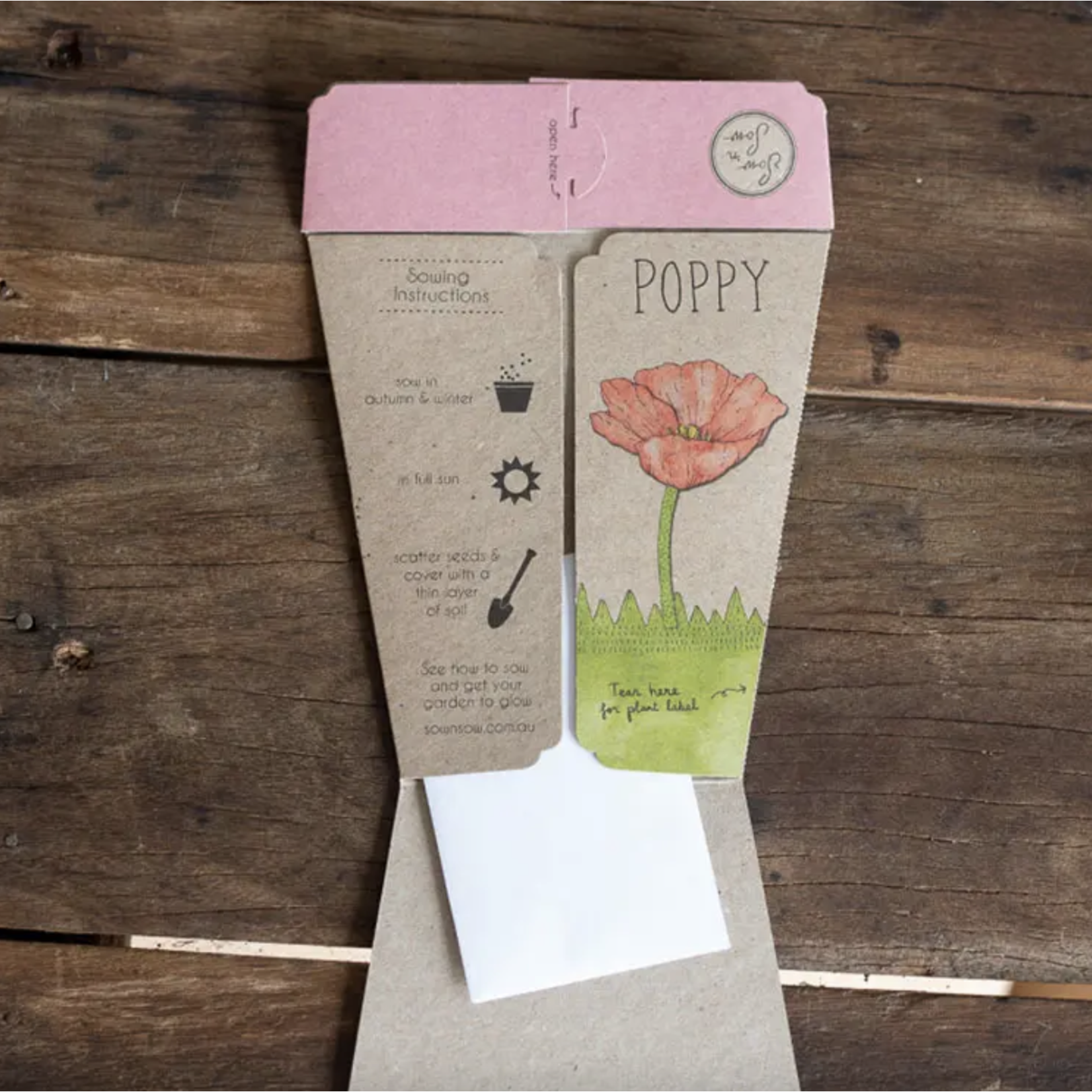 Sow 'n Sow Sow 'N Sow Gift of Seeds Poppy