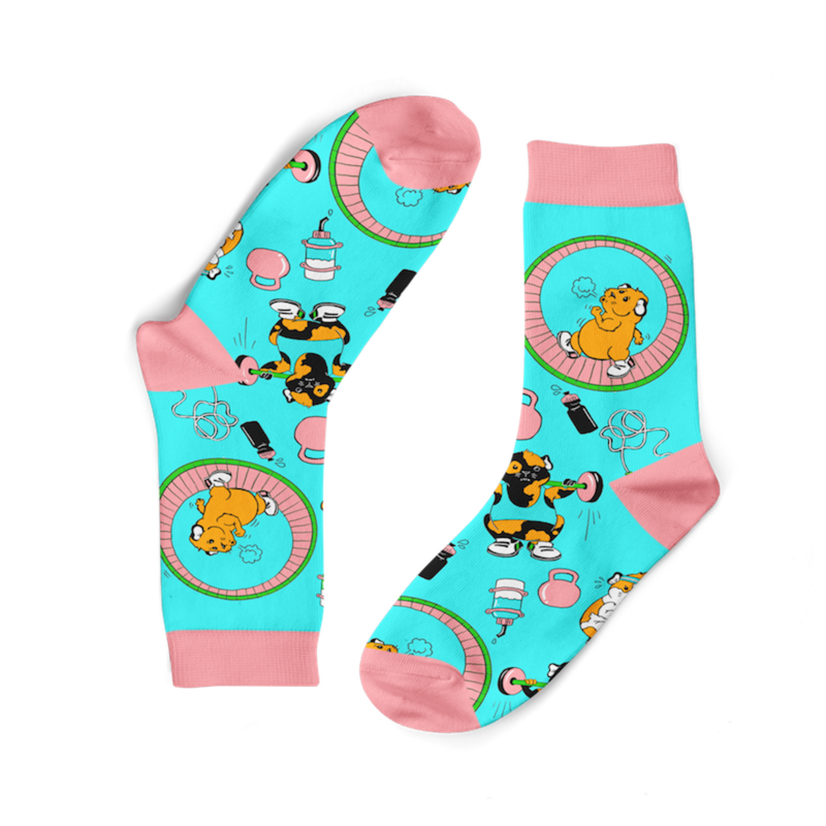 Funky Sock Co. Funky Sock Co. Bamboo Socks Gym Guinea Pigs