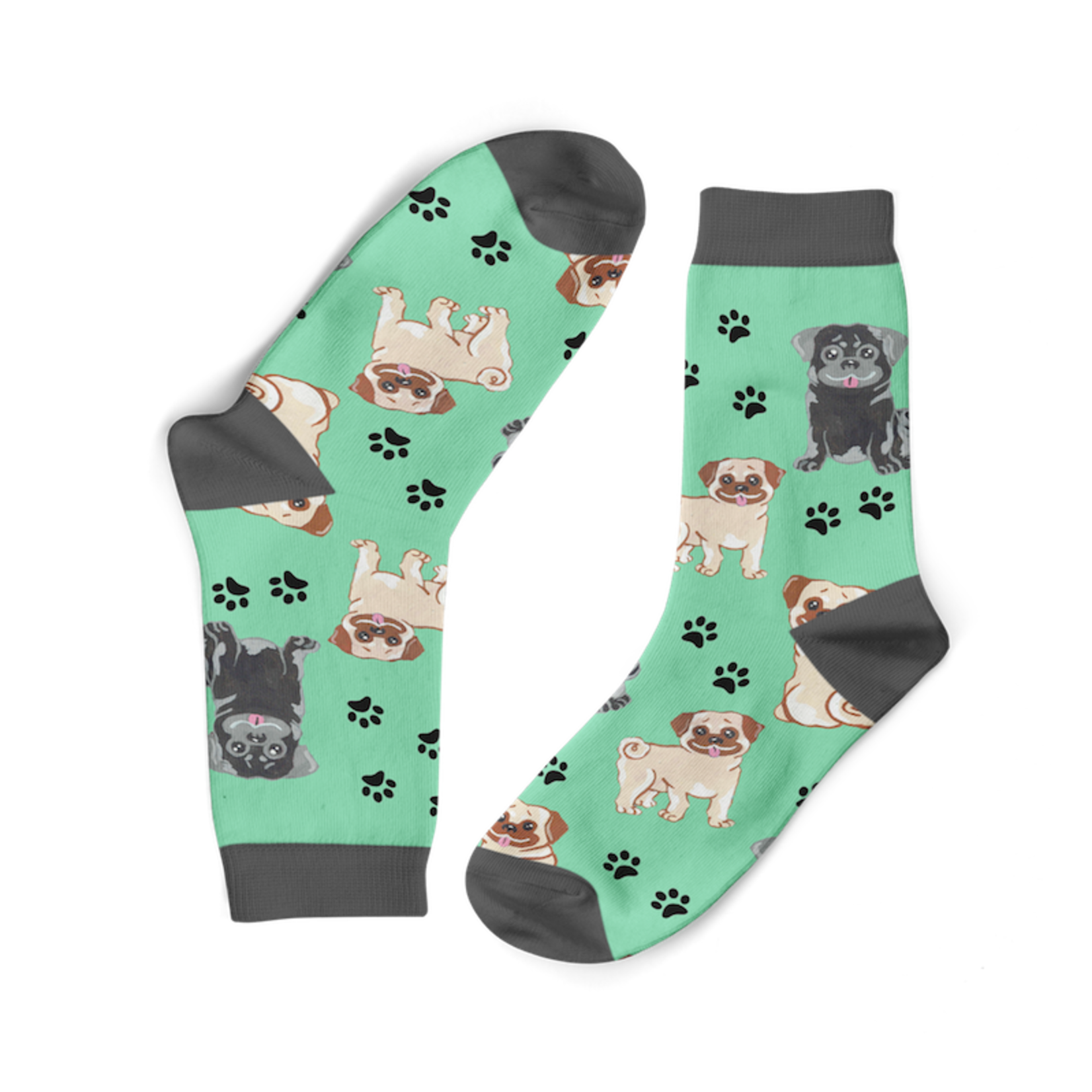 Funky Sock Co. Funky Sock Co. Bamboo Socks Mischievous Pugs