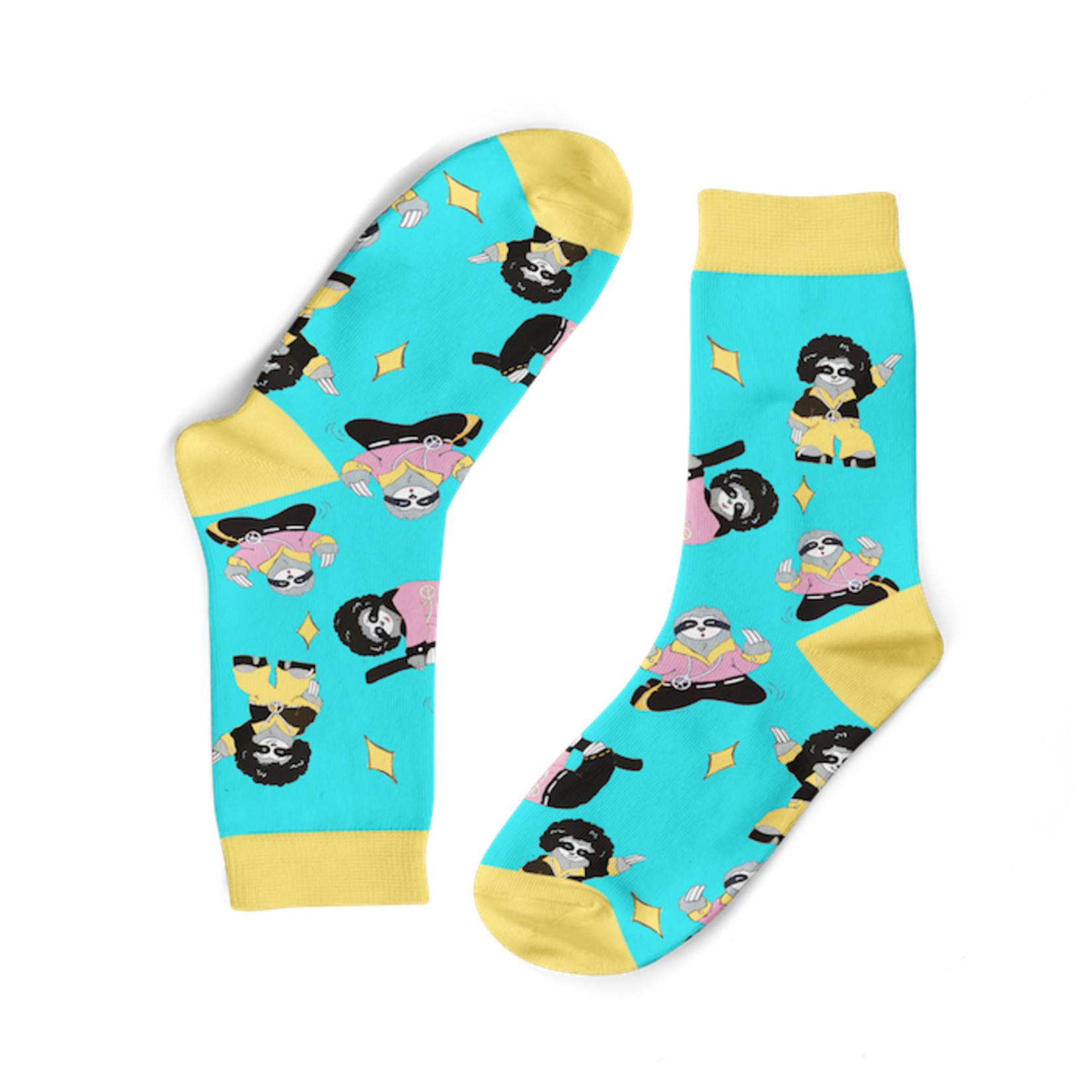 Funky Sock Co. Funky Sock Co. Bamboo Socks Funkalicious Disco Sloths