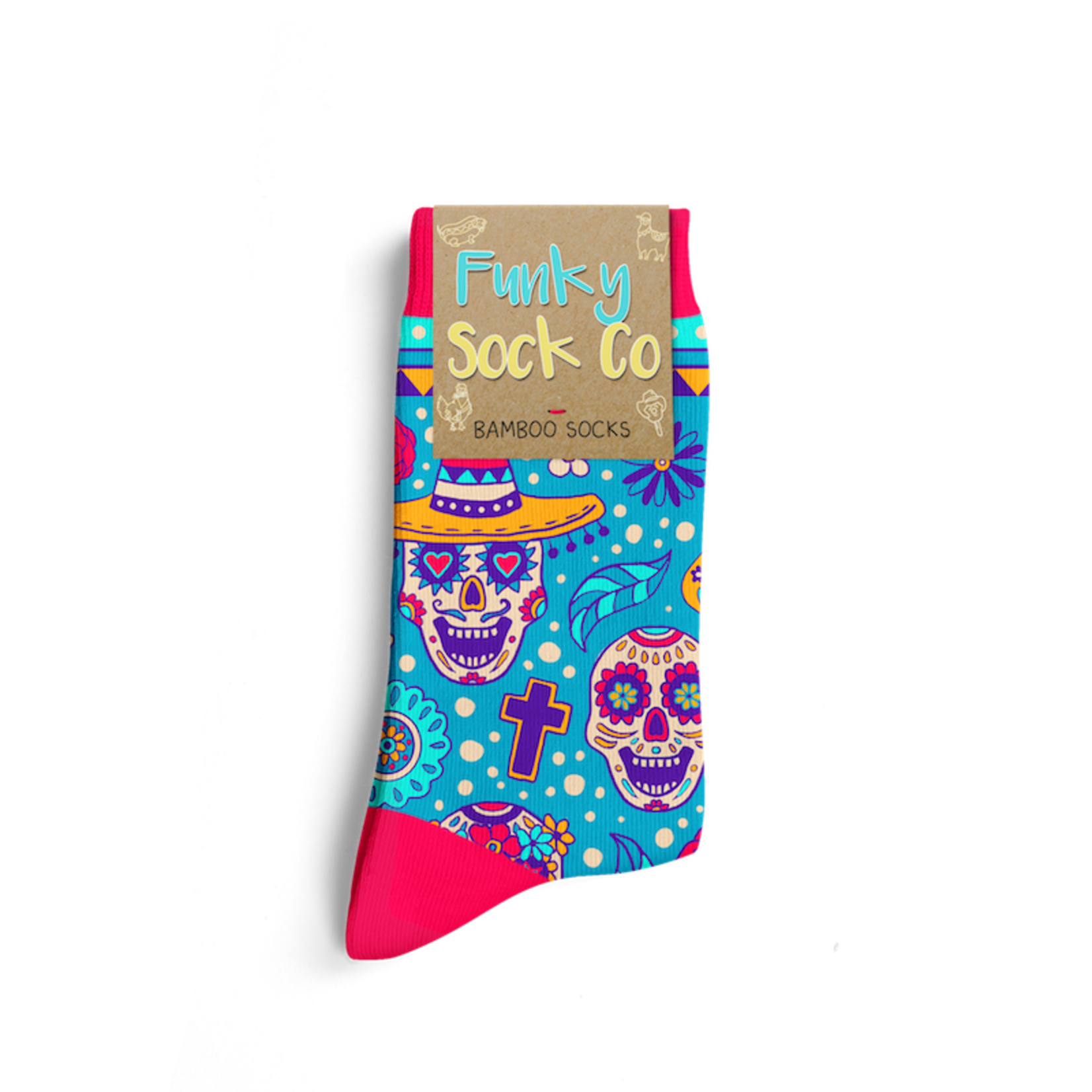 Funky Sock Co. Funky Sock Co. Bamboo Socks Day of the Dead