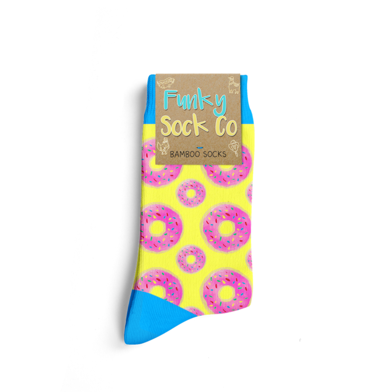Funky Sock Co. Funky Sock Co. Bamboo Socks Glazed Donuts
