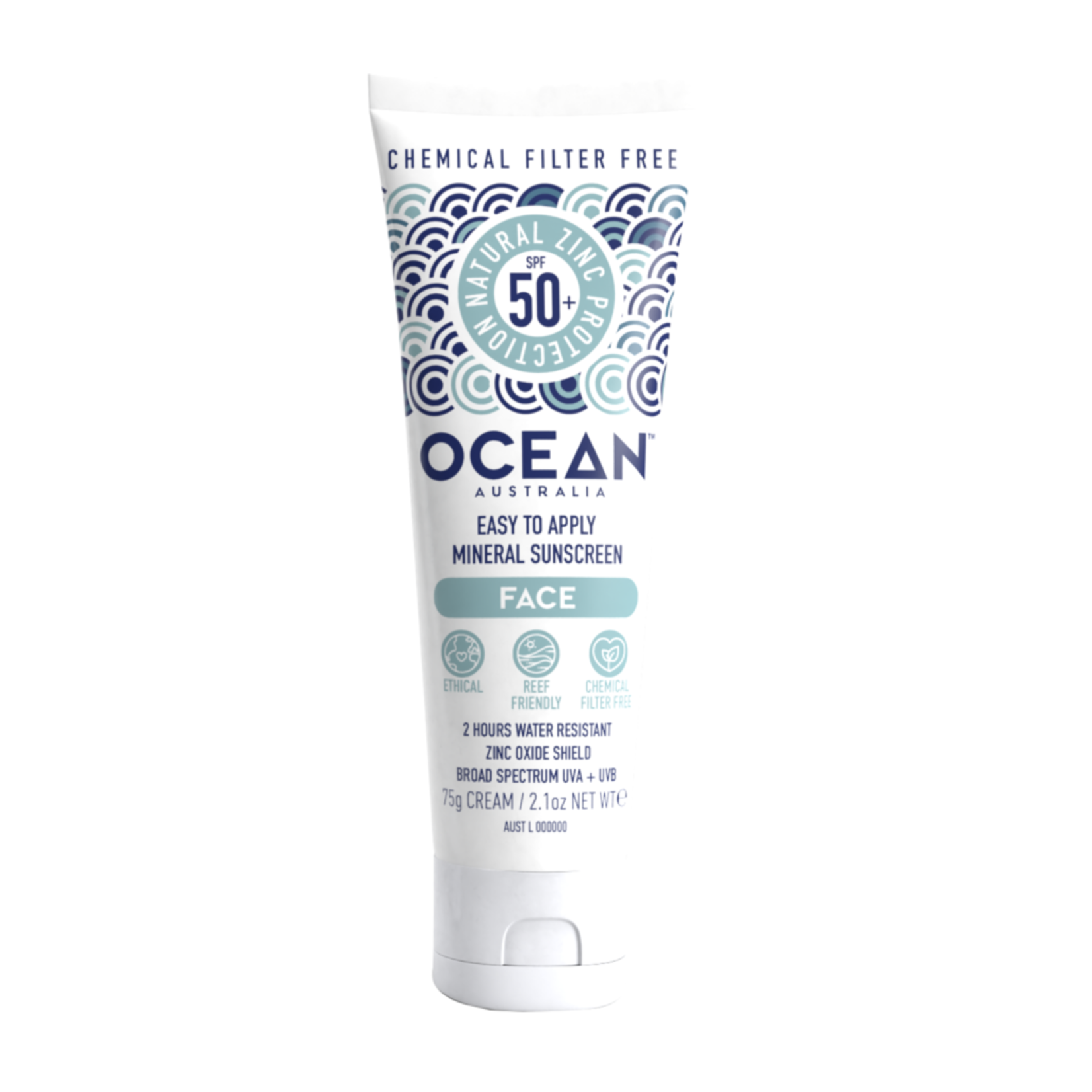 Ocean Australia Ocean Australia Face Sunscreen 75g SPF 50+