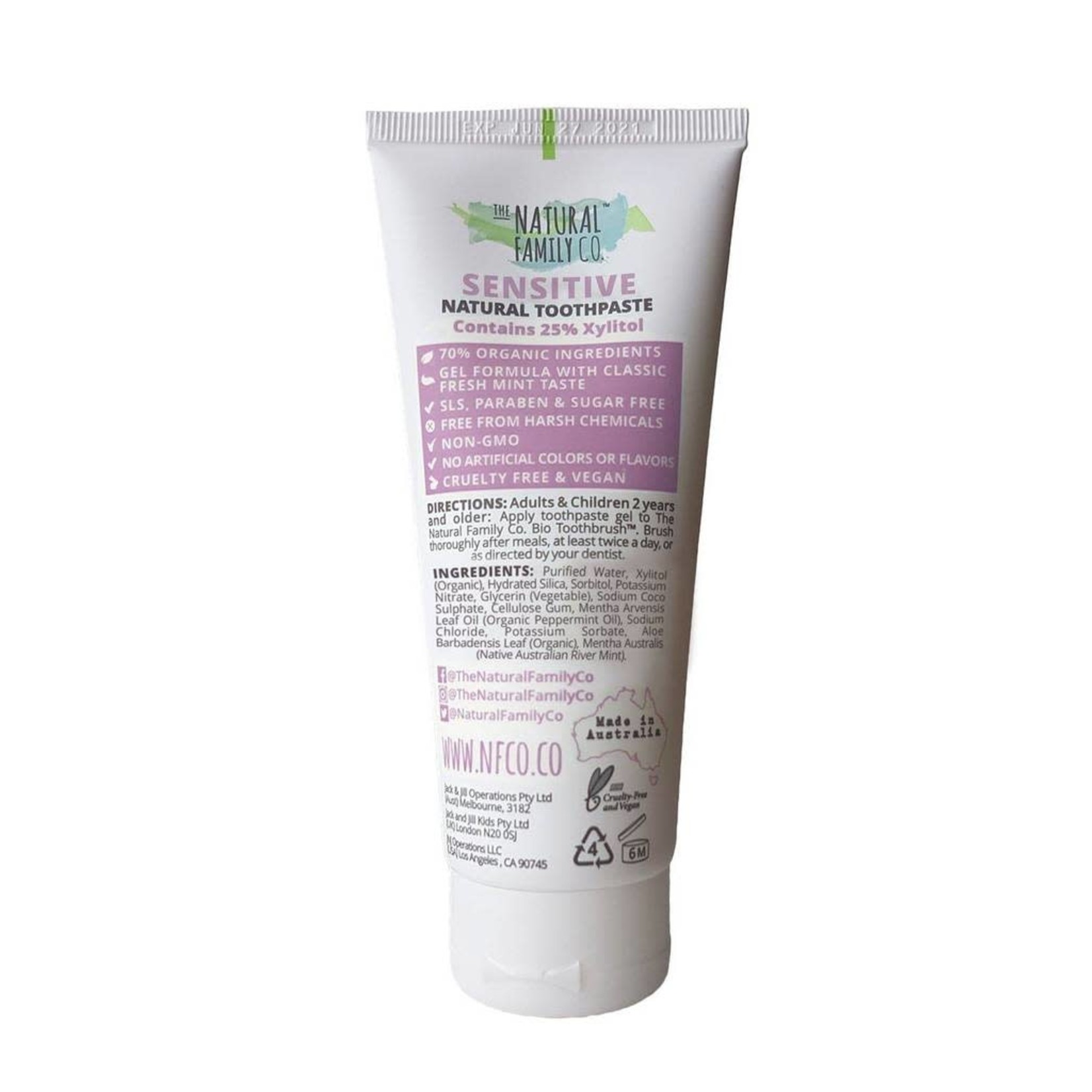 The NF Co. The Natural Family Co. Toothpaste Sensitive & Gentle