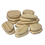 Green Pea Toyz Green Pea Toyz Kalbarri Wooden Flat Stacking Rocks 16pk