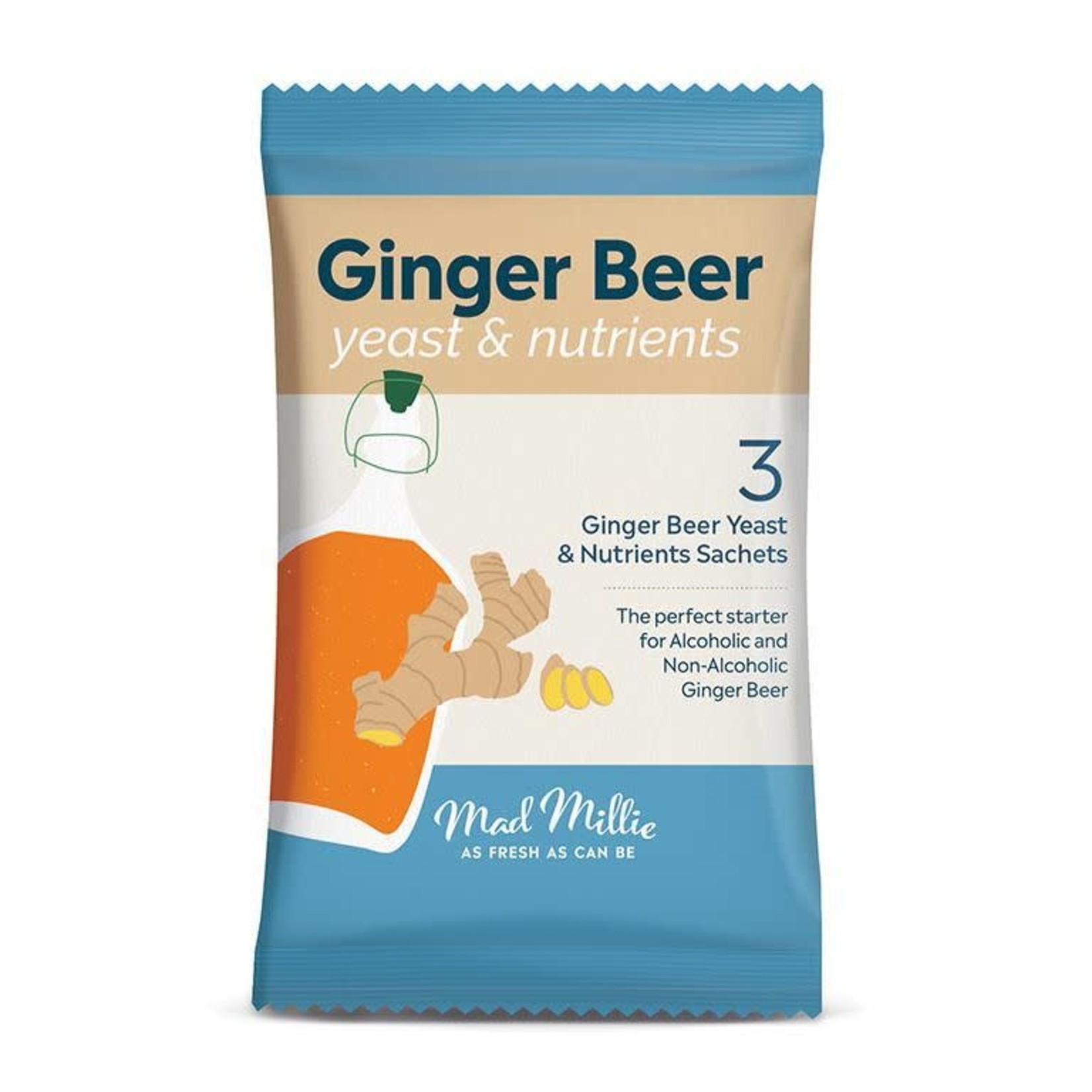 Mad Millie Mad Millie - Ginger Beer Yeast 3 pack