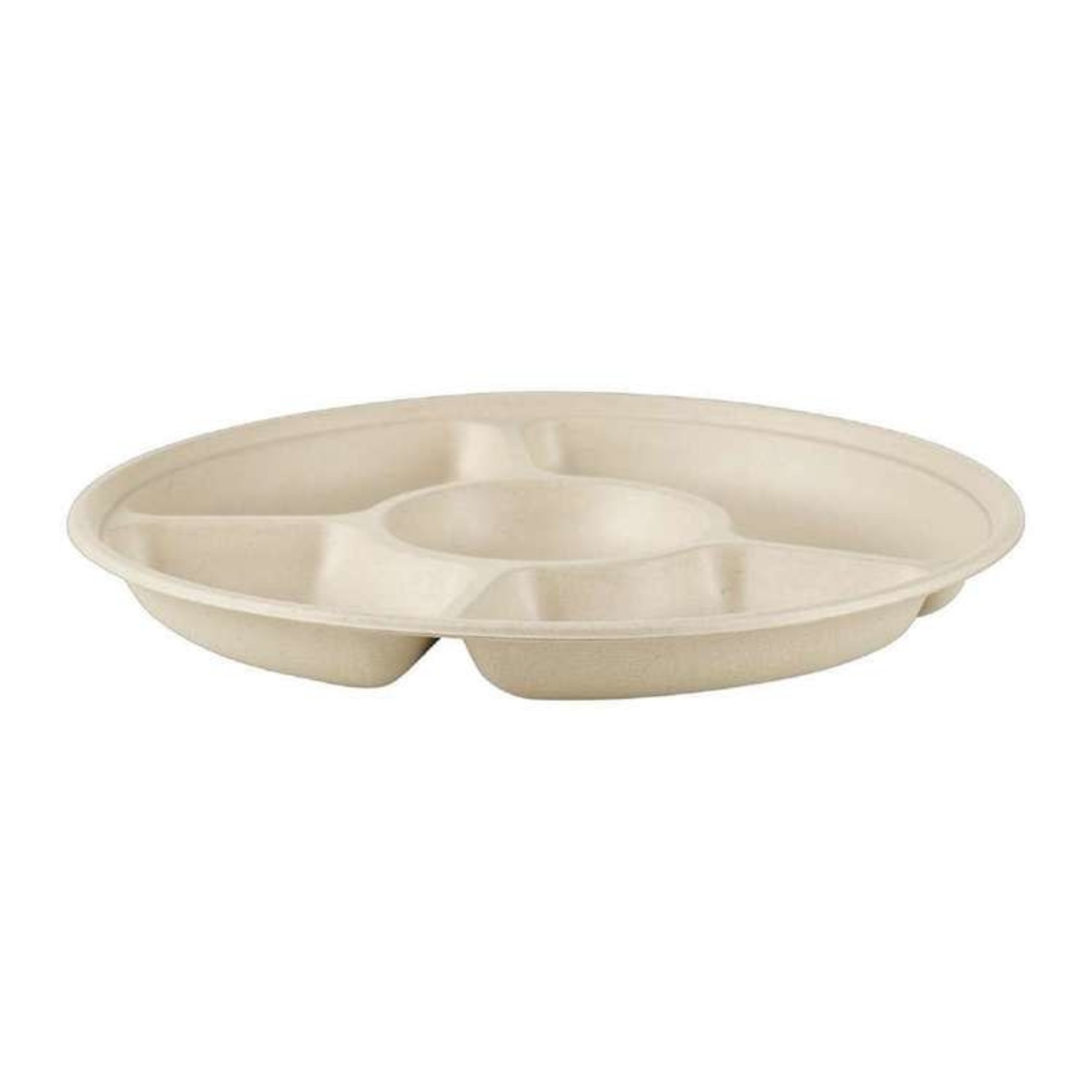 EcoSoulife EcoSoulife Harvest 5 Compartment Serving Tray 2 pack