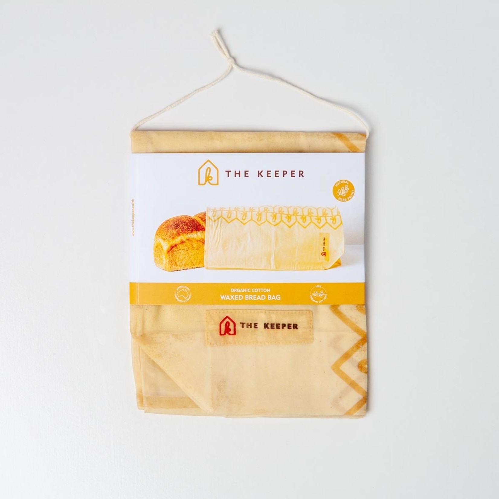 The Keeper The Keeper Organic Cotton Waxed Bread Bag