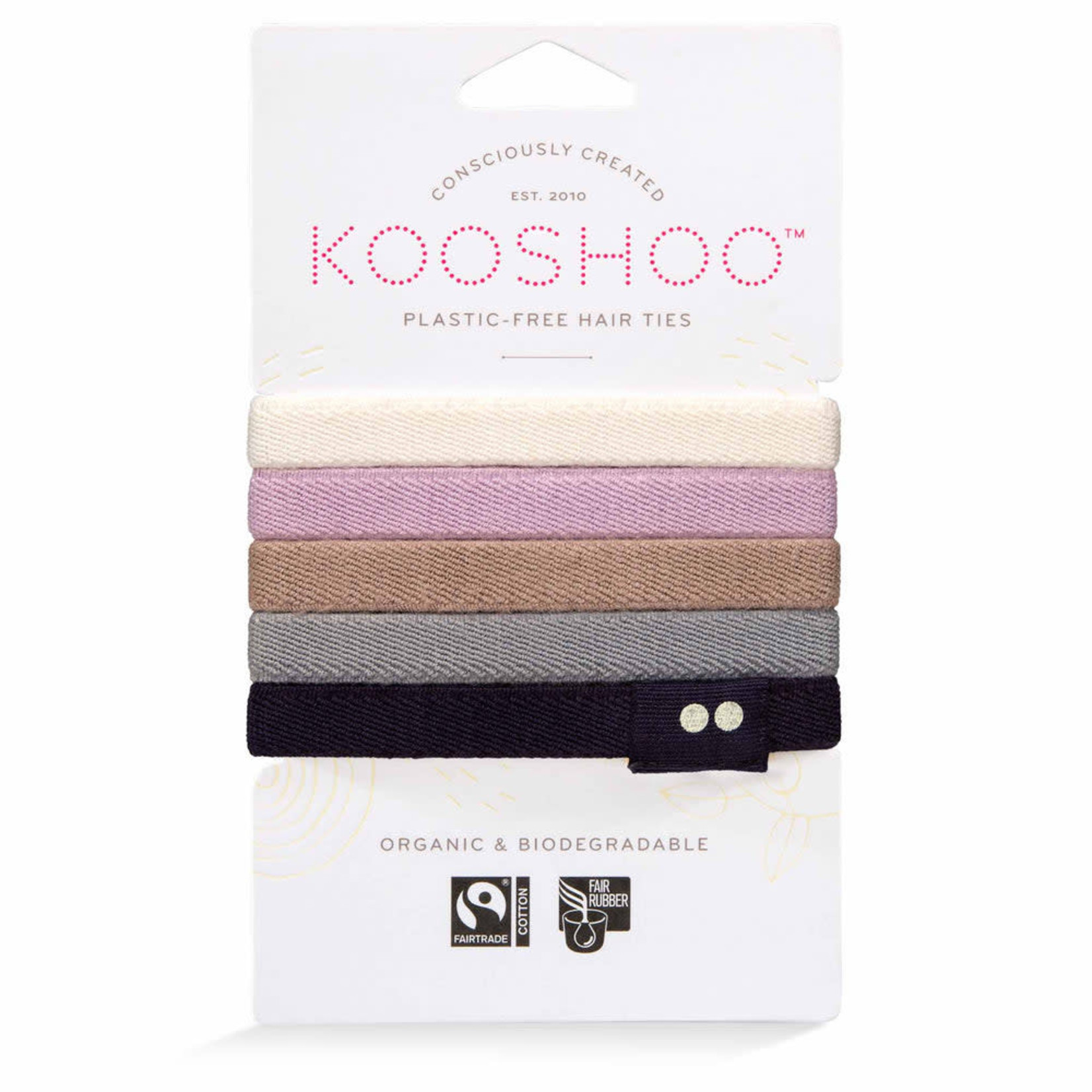 Kooshoo KOOSHOO Plastic-Free Hair Ties 5 pack